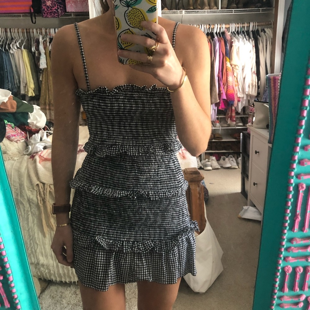 ASOS Shirred Ruffle Dress - Picture 3 of 4